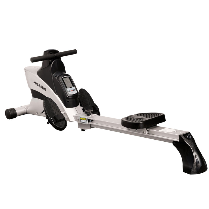 Full-Body Folding Cardio Rowing Machine w/ Heart Rate Monitor