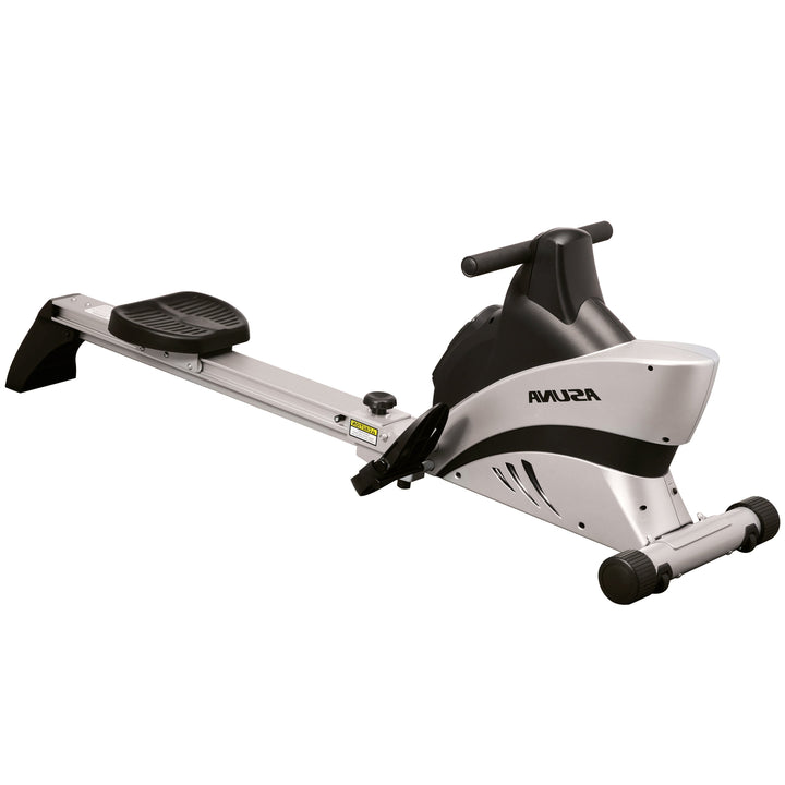 Full-Body Folding Cardio Rowing Machine w/ Heart Rate Monitor