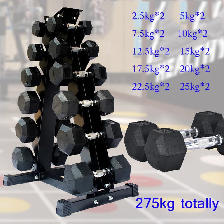 Adjustable 3-in-1 Dumbbell & Barbell Set