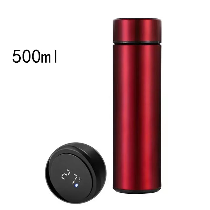 500Ml Thermos Bottle Water Bottle Digital LED Temperature Coffee Cup Stainless Steel Vacuum Water Bottle Thermos Cup