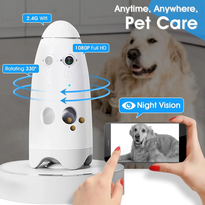 Smart HD Pet Camera with Treat Dispenser