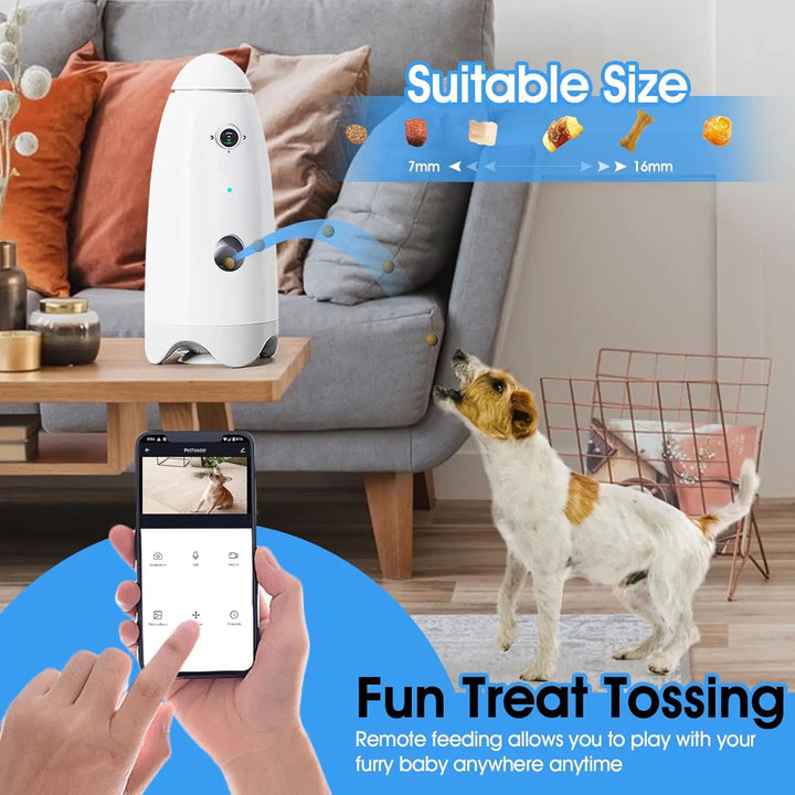 Smart HD Pet Camera with Treat Dispenser