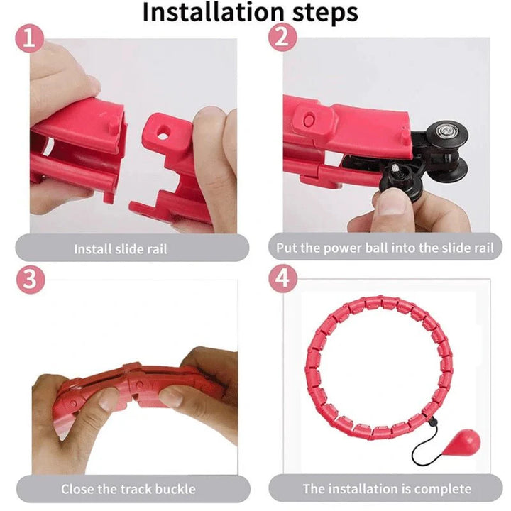 Adjustable Weighted Smart Hula Hoop