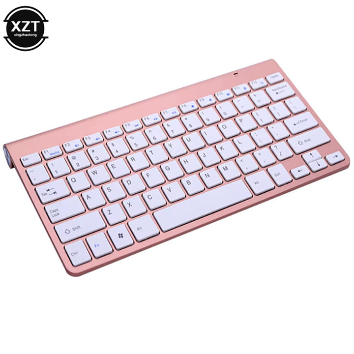 Wireless Keyboard Mouse Set 2.4G USB Mini Multimedia Keyboard Mouse Combo for Notebook Laptop Mac Desktop PC TV Office Supplies